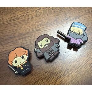 New Harry Potter Croc Shoe Charms Set of 3. One Glued.